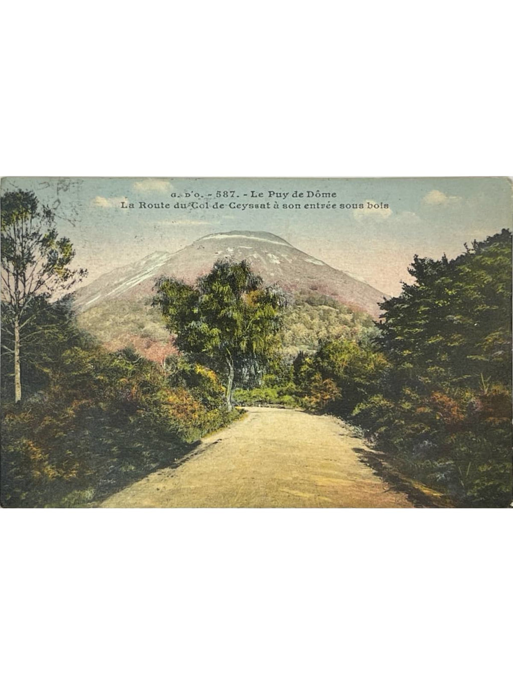 Recto de la carte postale