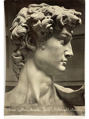 Florence – Galleria dell'Accademia, David de Michel-Ange – CPSM 1963