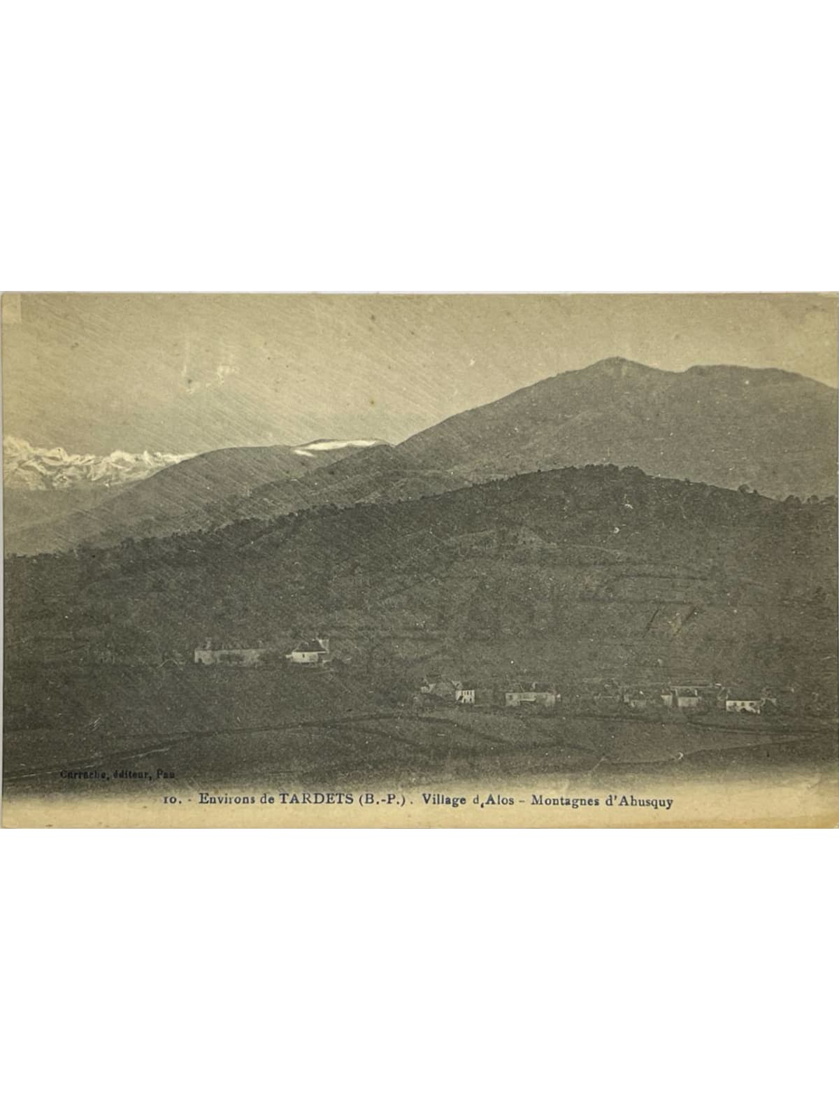 Recto de la carte postale