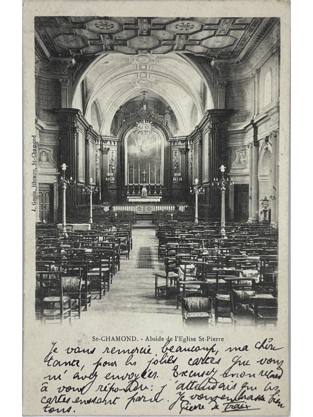 Recto de la carte postale