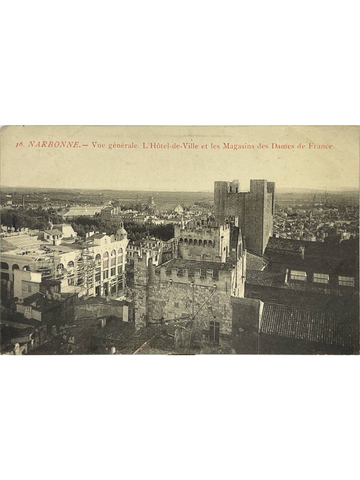 Recto de la carte postale