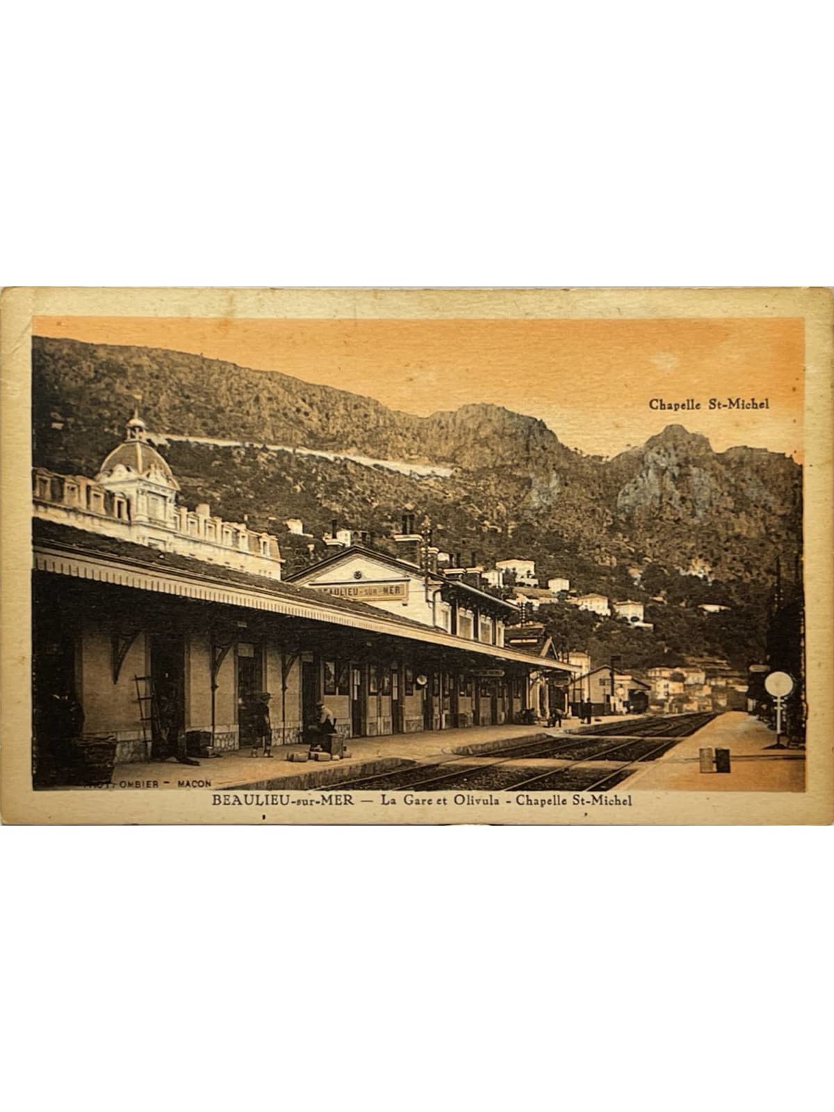 Recto de la carte postale