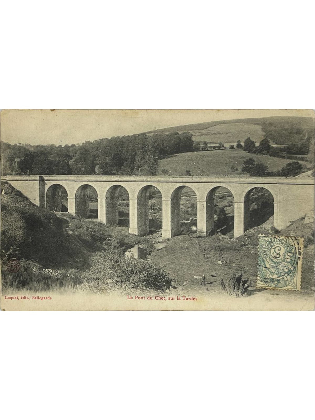 Recto de la carte postale