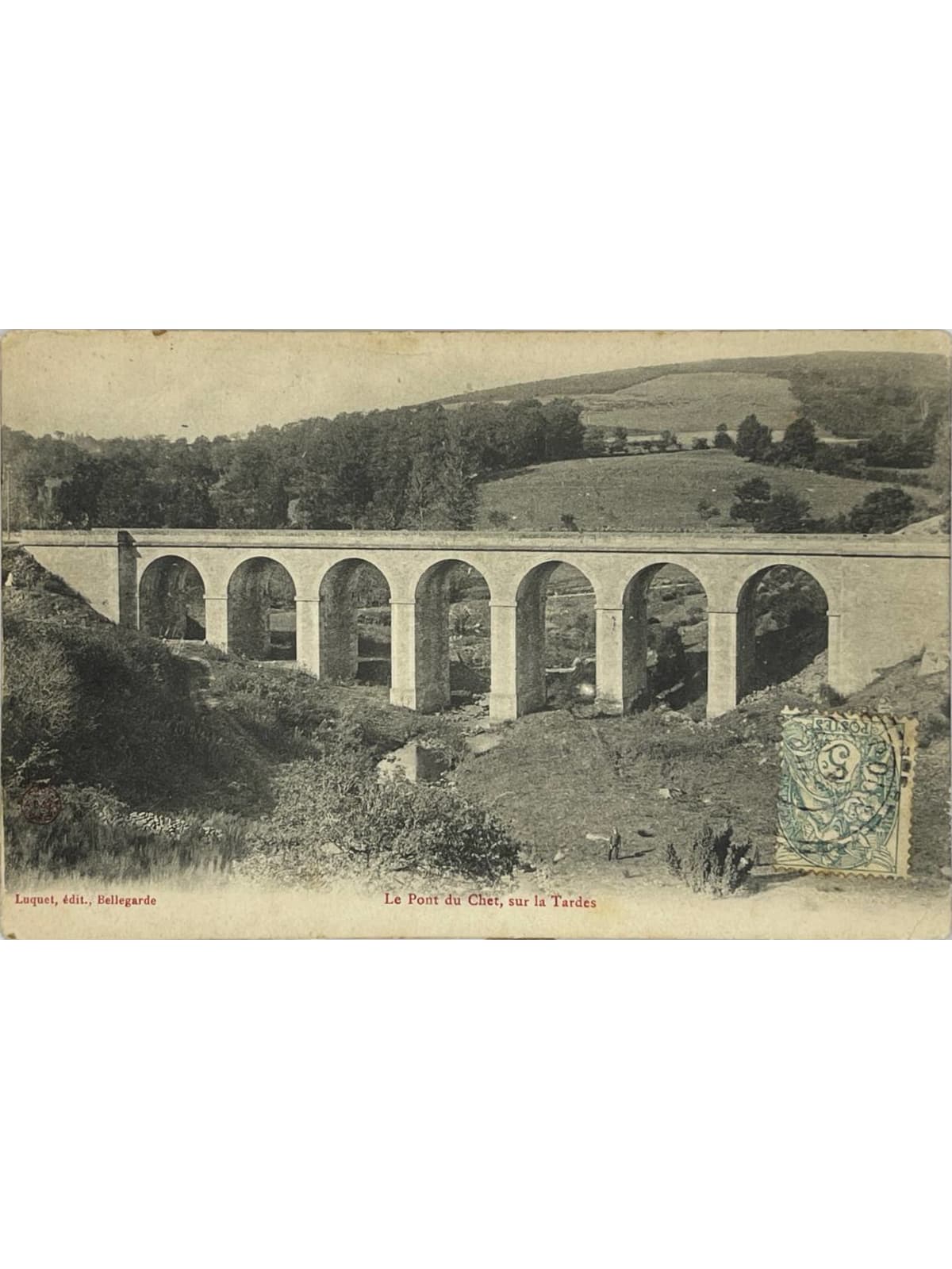 Recto de la carte postale