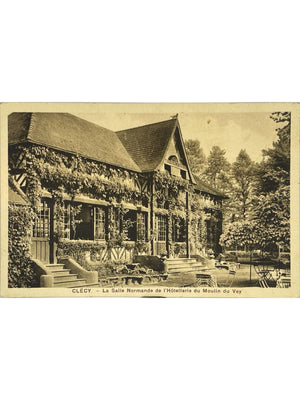 Carte postale – Clécy – Salle normande de l’Hôtellerie du Moulin du Vey