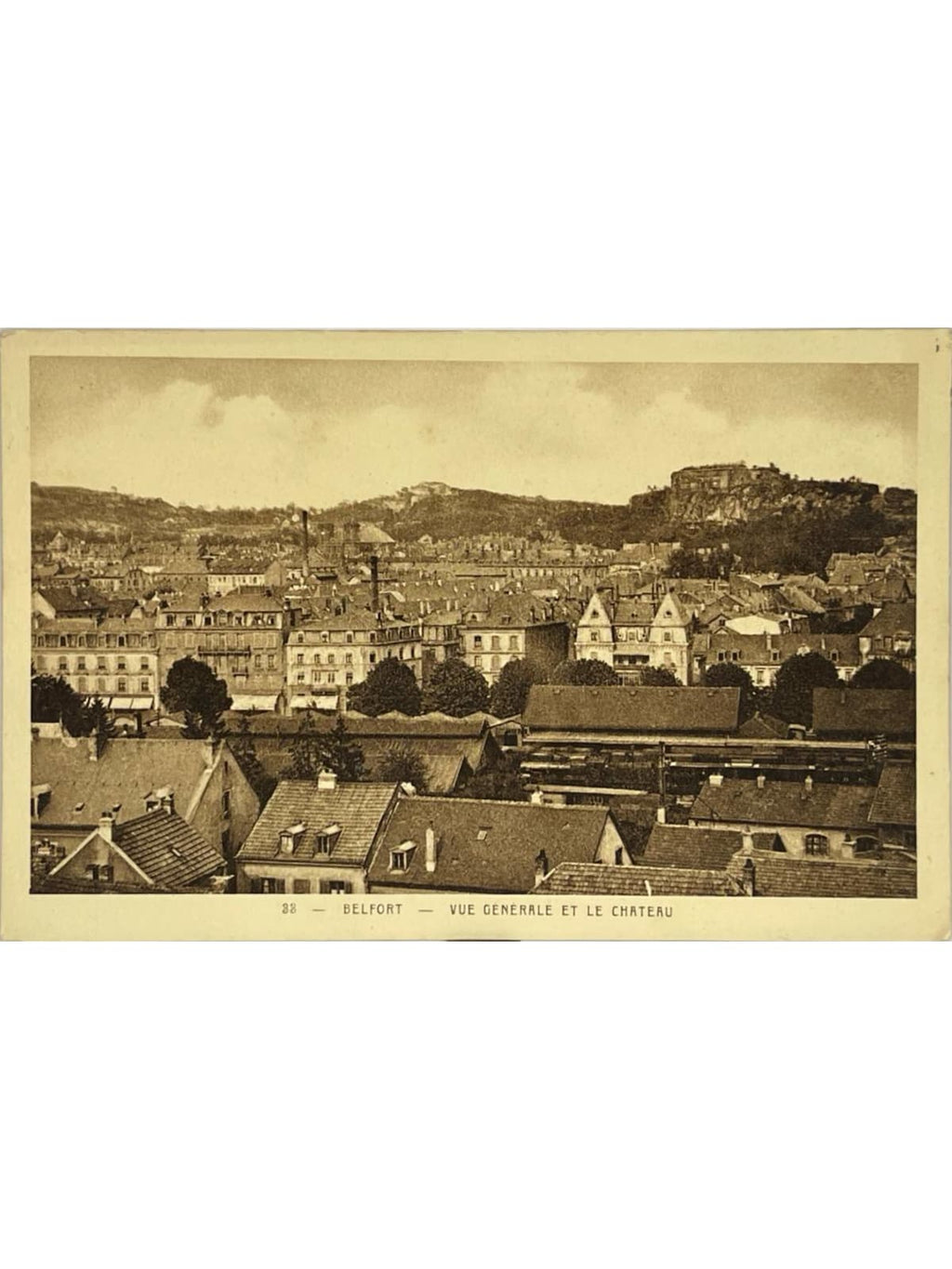Recto de la carte postale