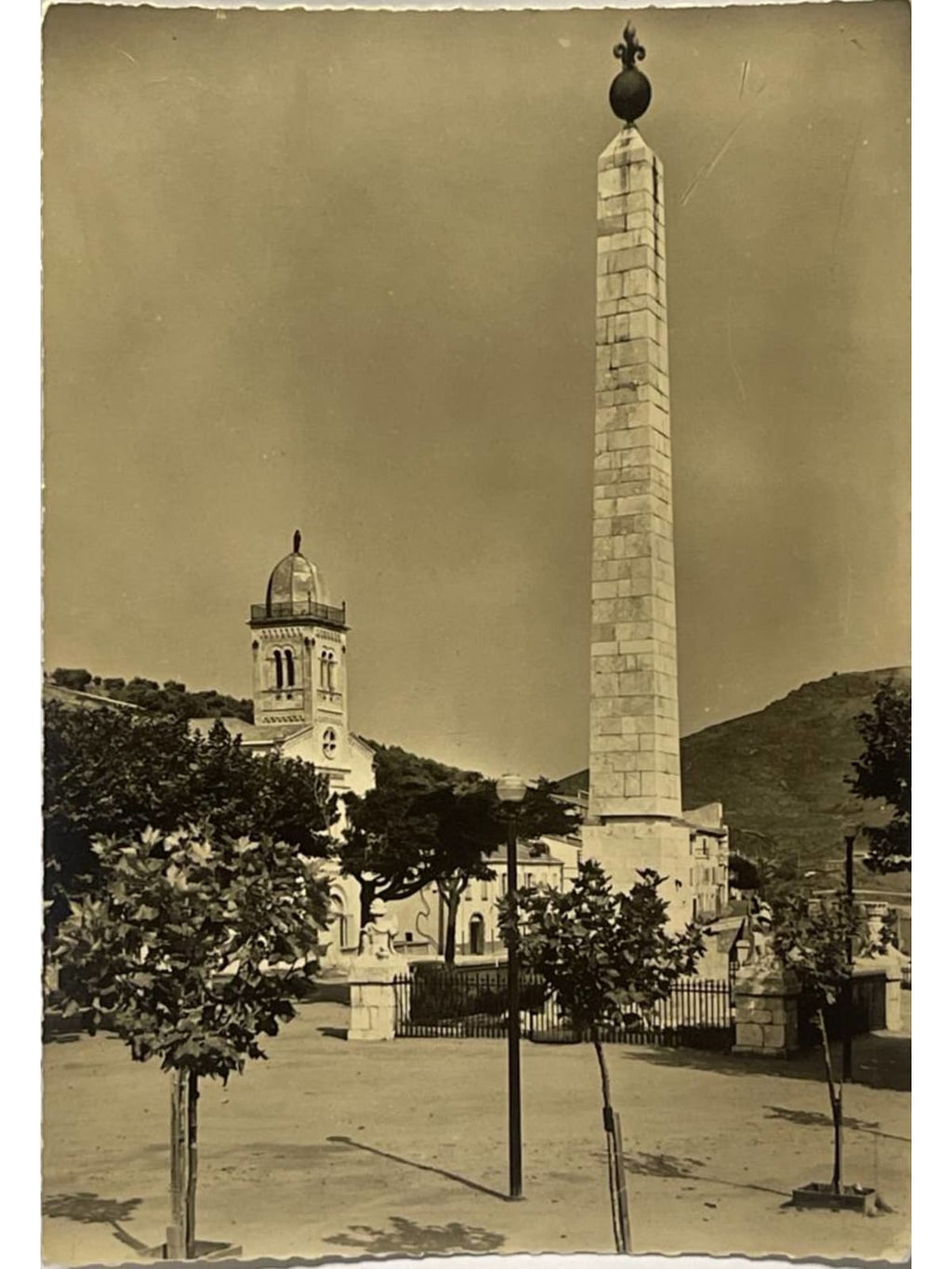 Recto de la carte postale