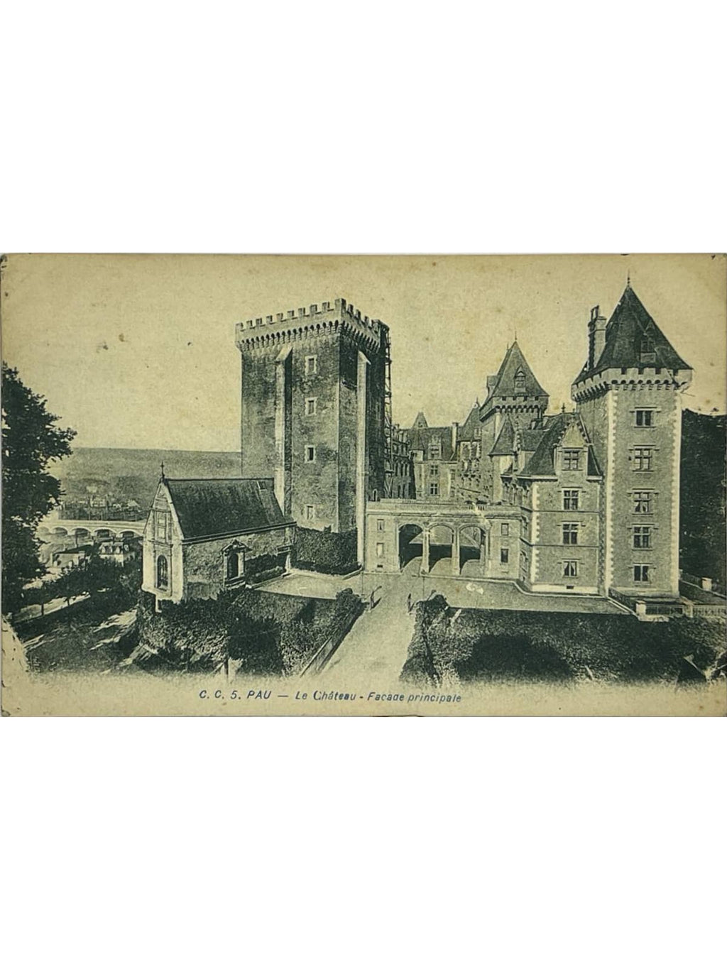 Recto de la carte postale