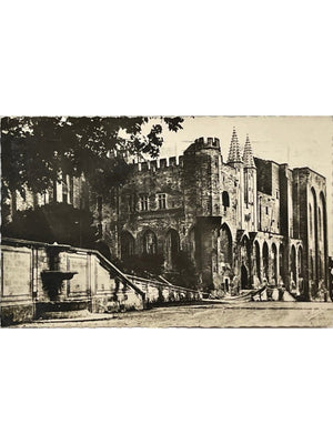 Avignon – Palais des Papes – CPSM circulée en 1953