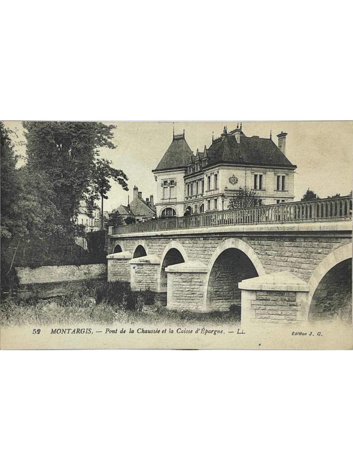 Recto de la carte postale
