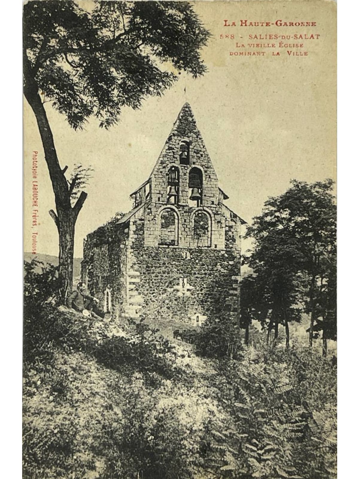 Recto de la carte postale
