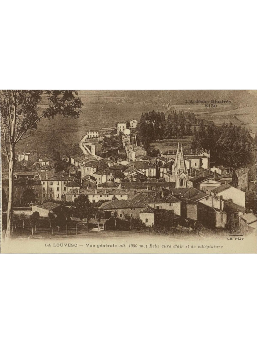 Recto de la carte postale