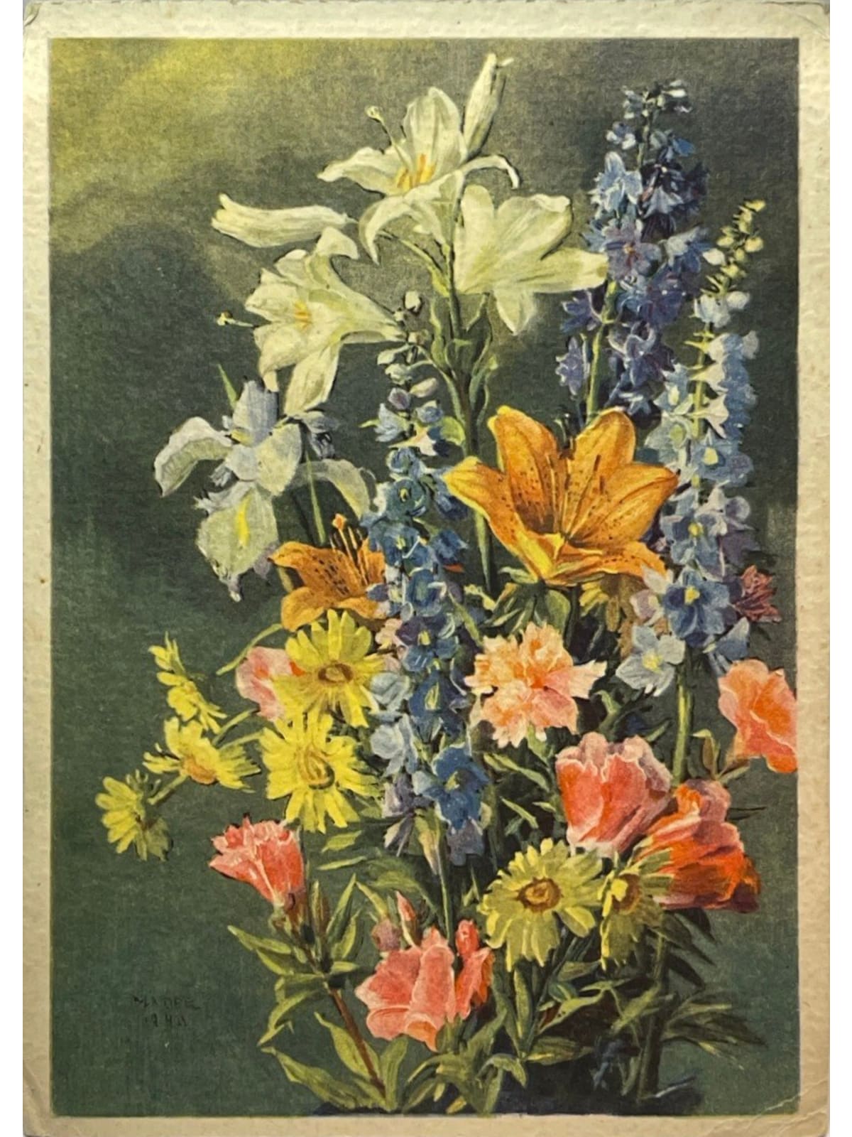 Recto de la carte postale