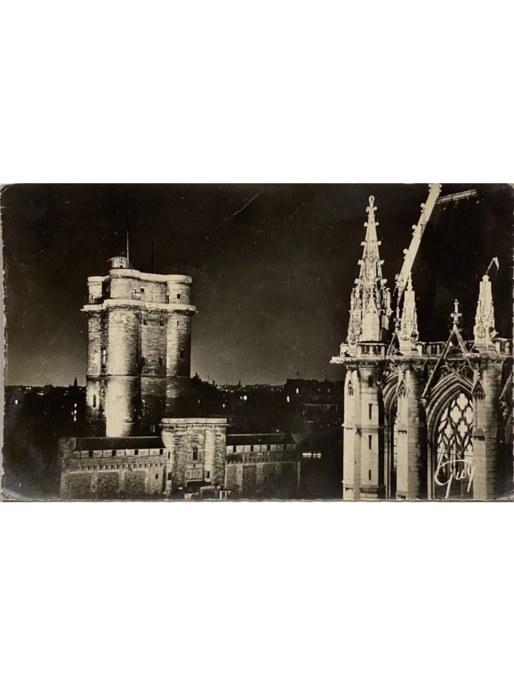 Recto de la carte postale