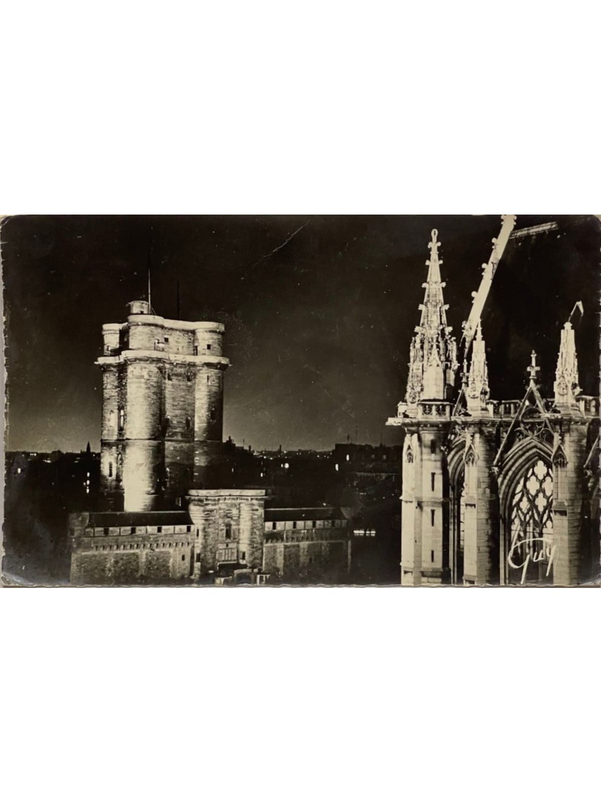 Recto de la carte postale