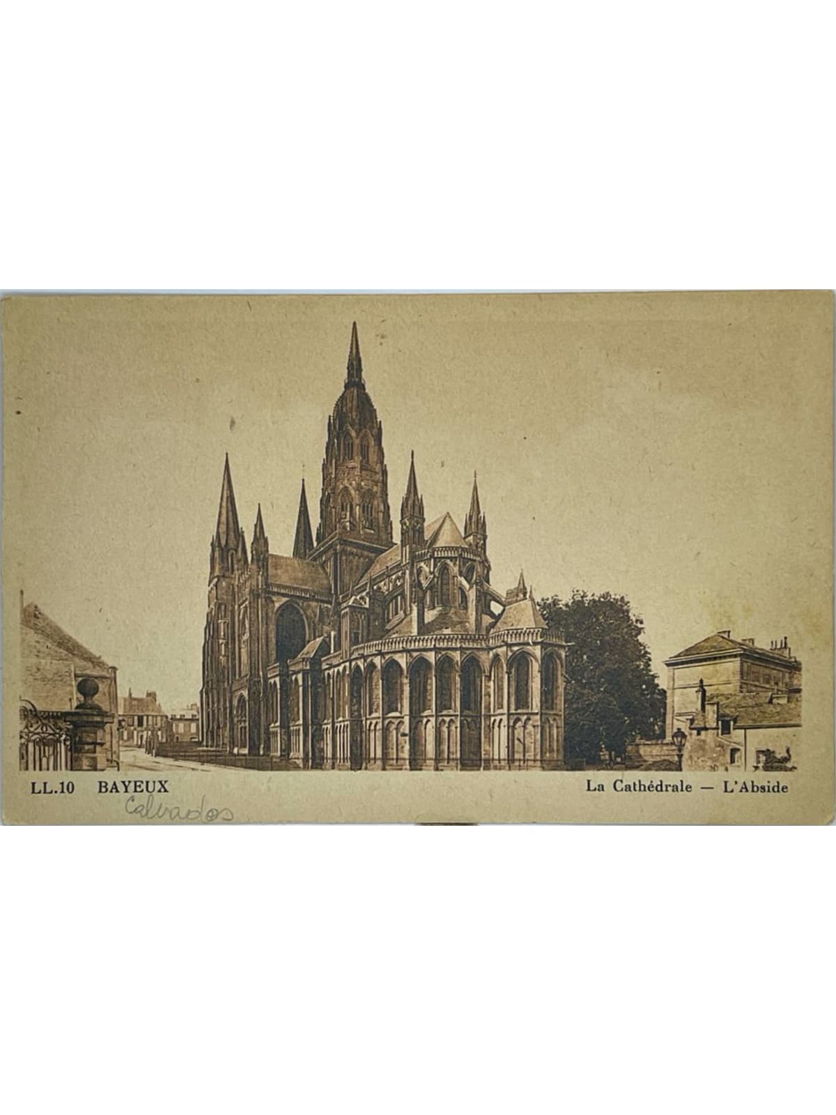 Recto de la carte postale