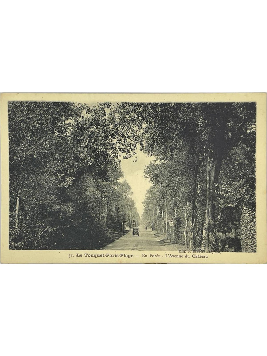 Recto de la carte postale