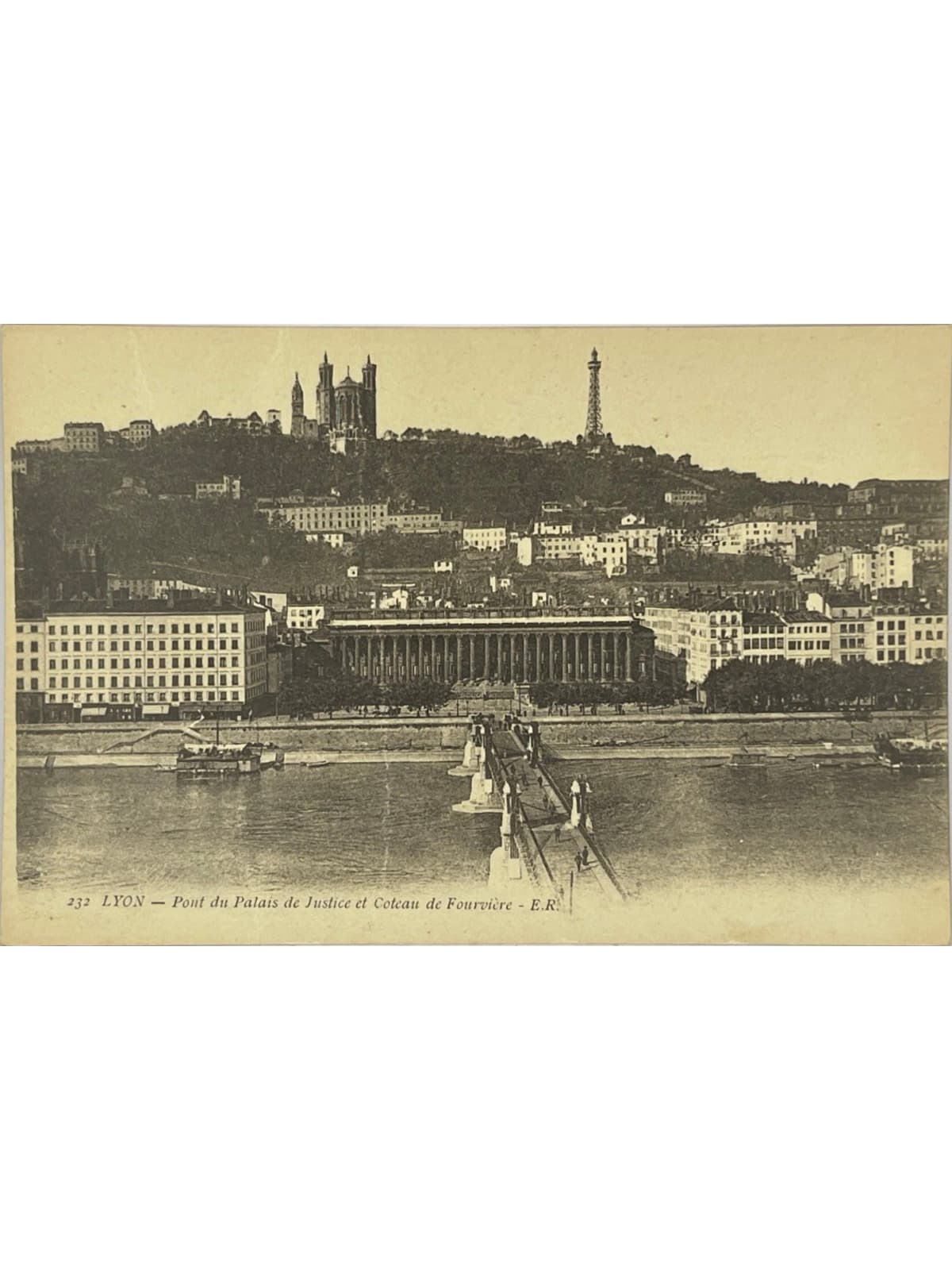 Recto de la carte postale