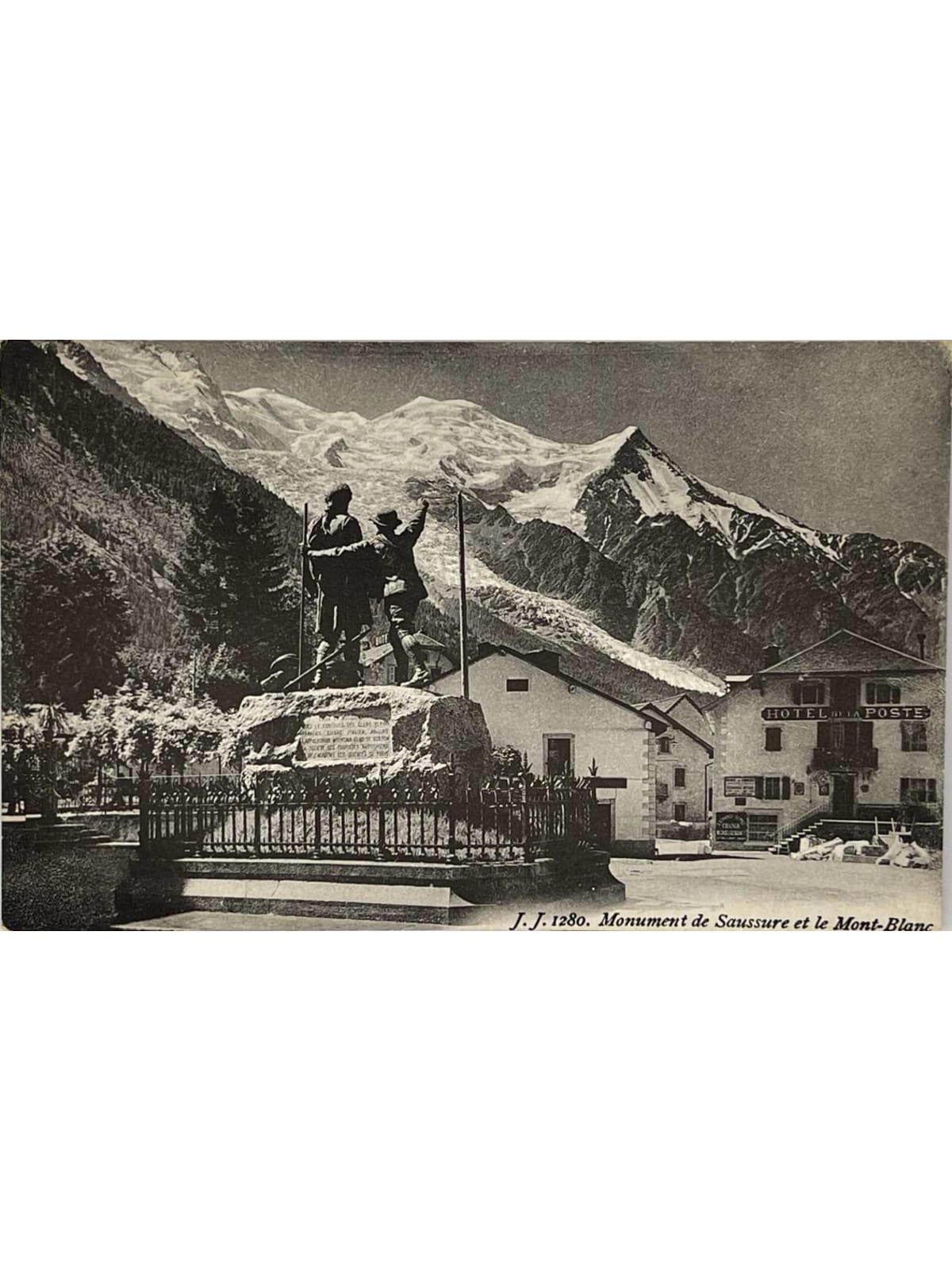 Recto de la carte postale