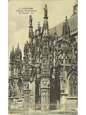 Louviers – Église Notre-Dame, le portail – CPA ancienne