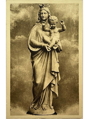 Marseille – Notre-Dame de la Garde, statue colossale – CPA