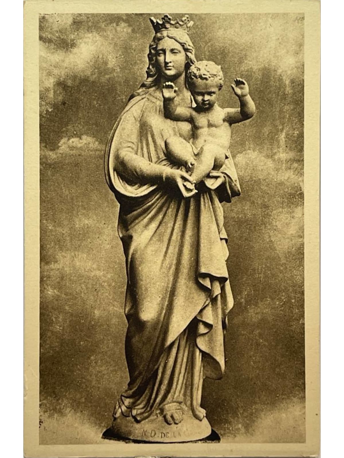 Recto de la carte postale