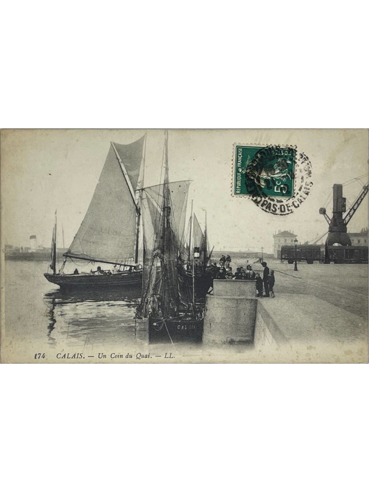 Recto de la carte postale
