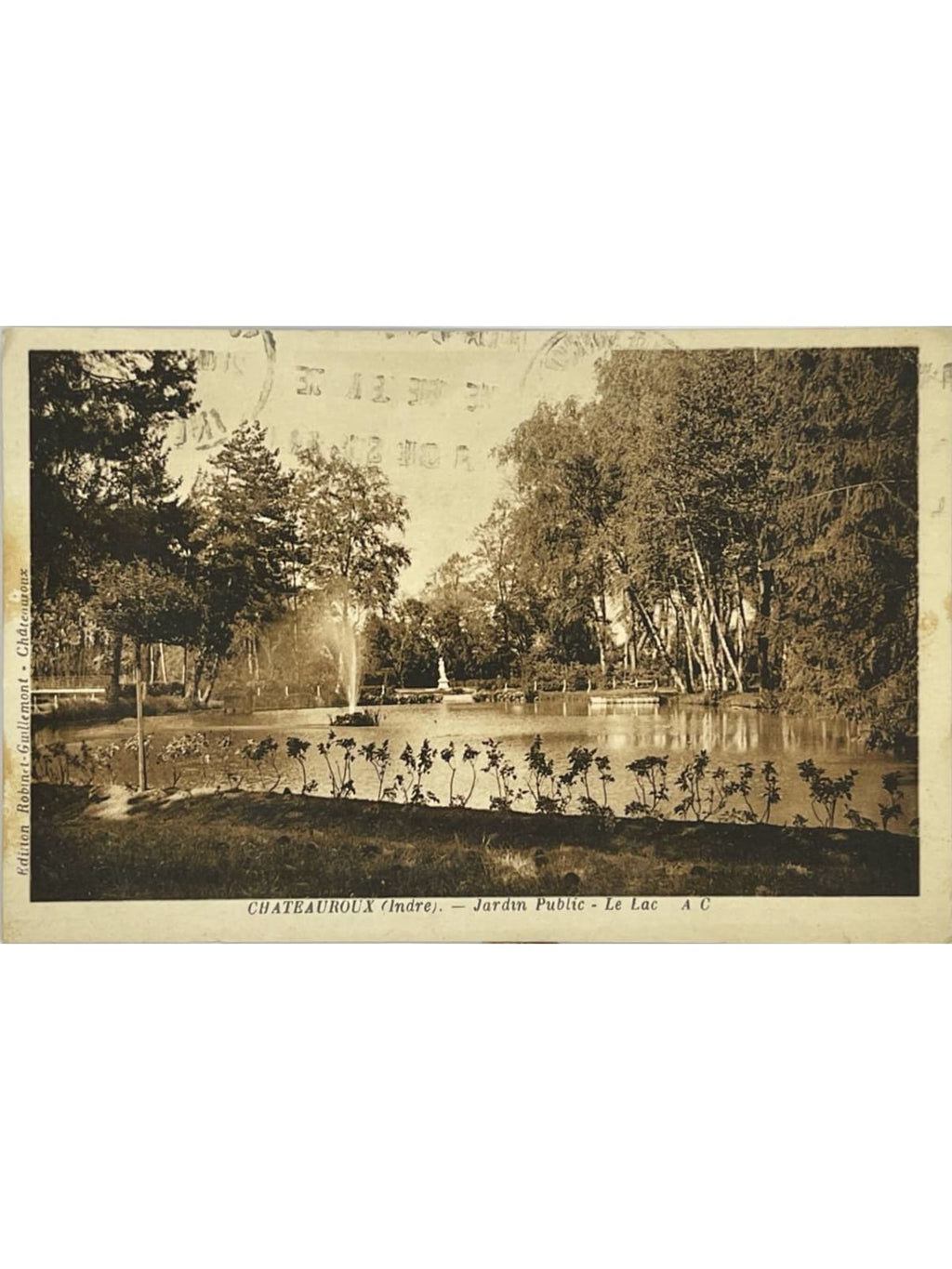 Recto de la carte postale