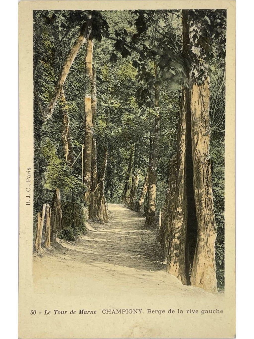 Recto de la carte postale