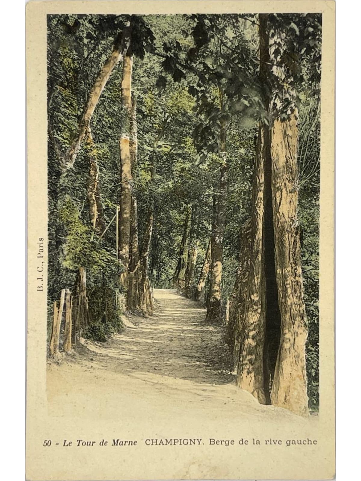 Recto de la carte postale