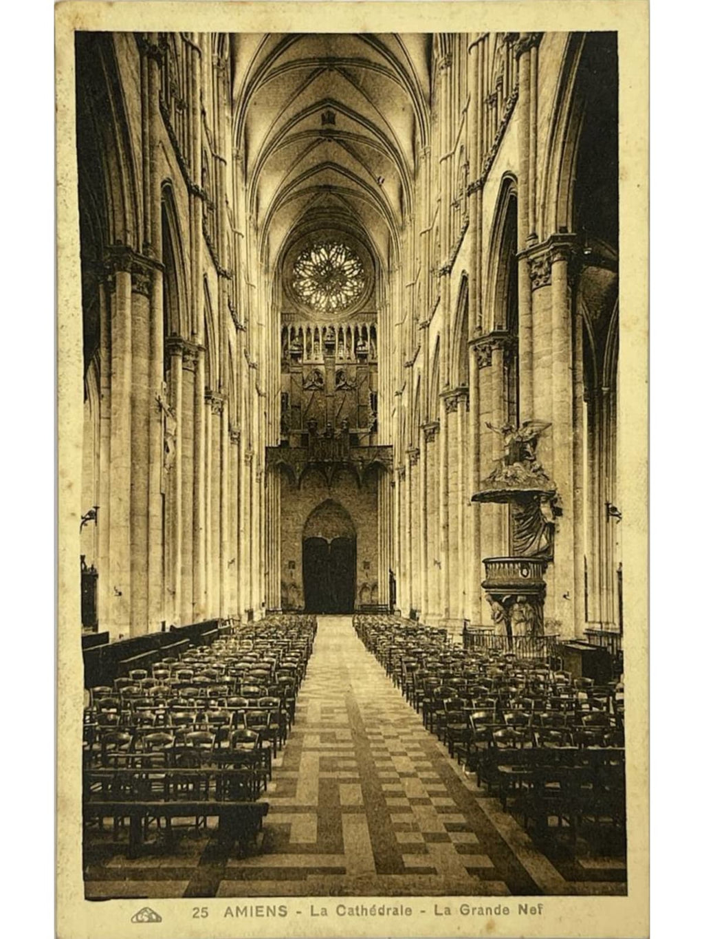 Recto de la carte postale