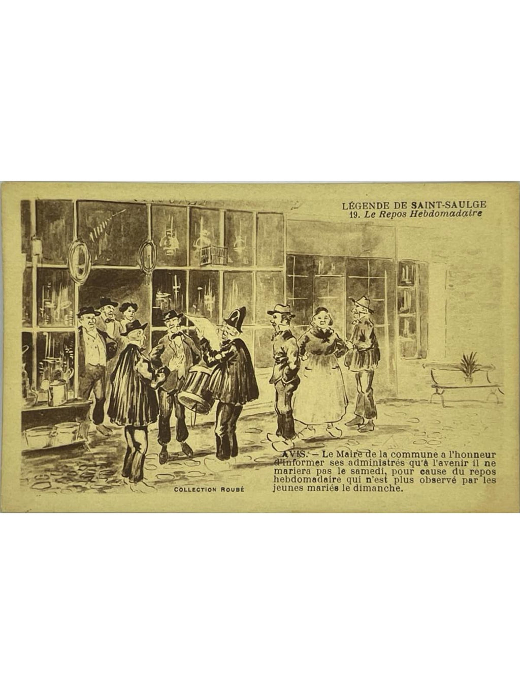 Recto de la carte postale