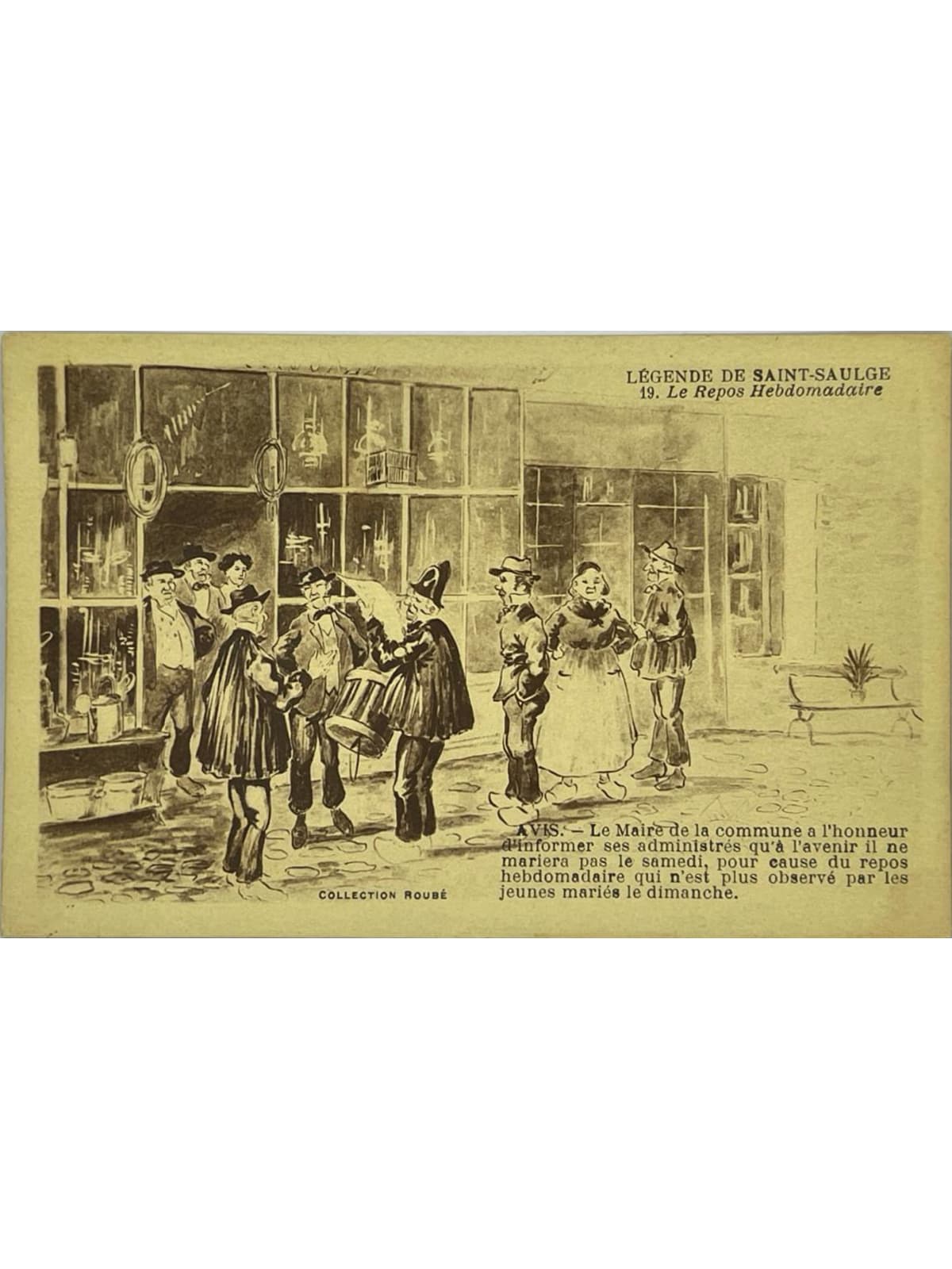 Recto de la carte postale