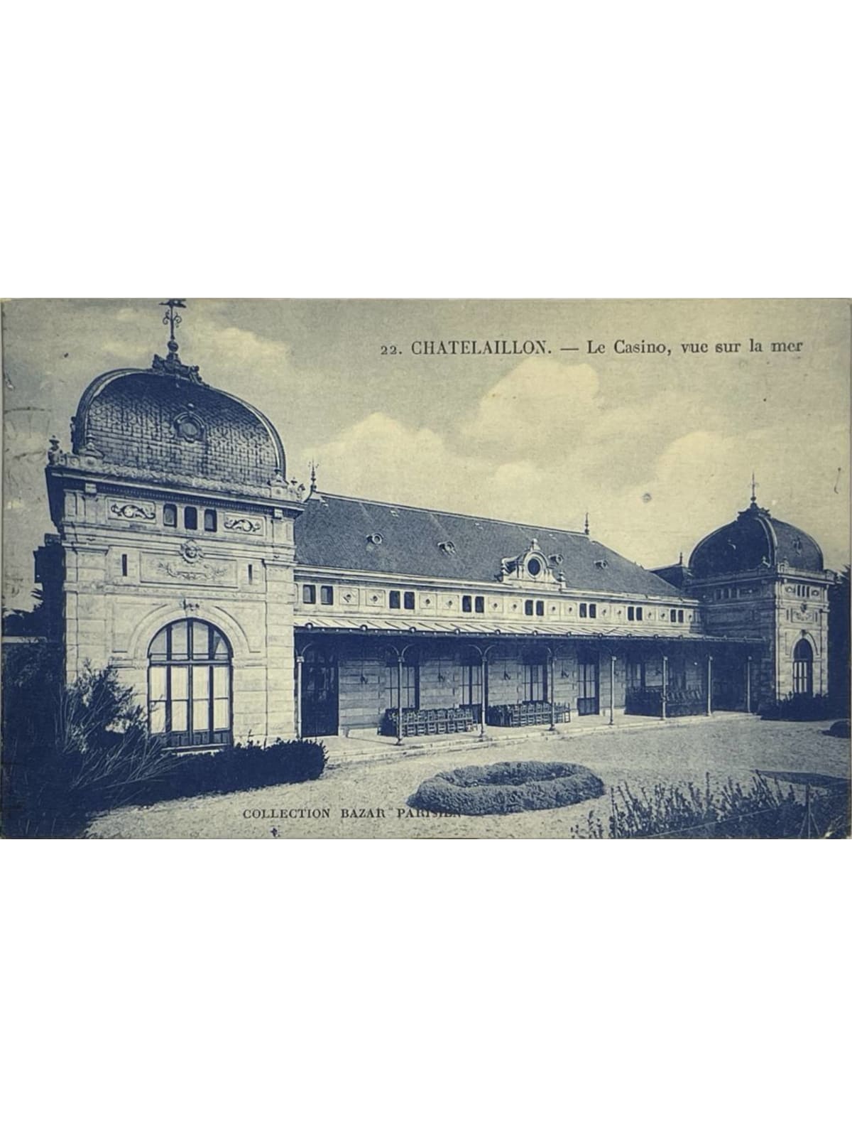 Recto de la carte postale