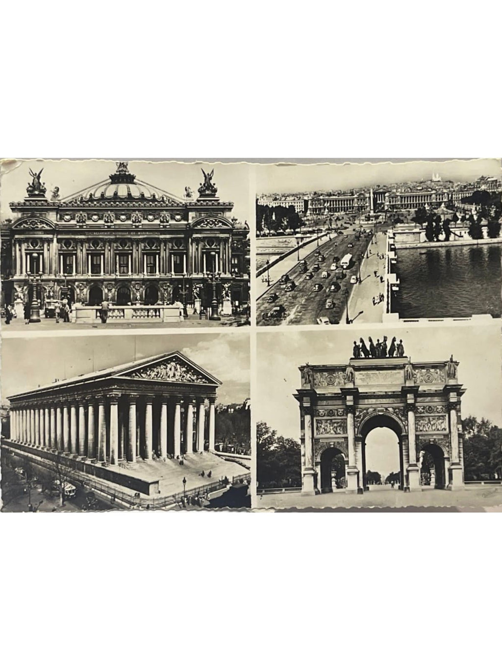 Recto de la carte postale