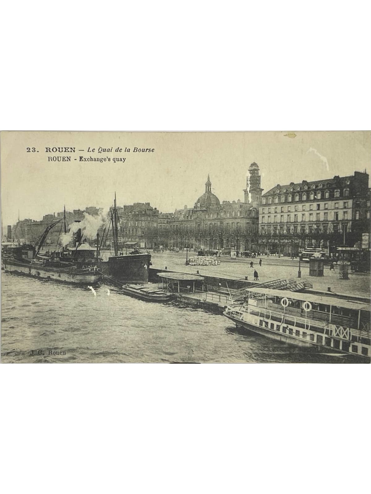 Recto de la carte postale