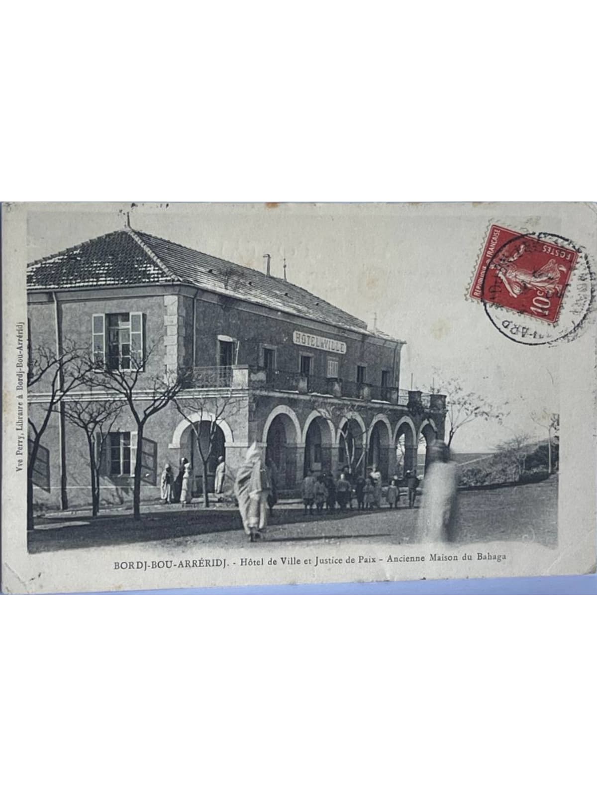 Recto de la carte postale