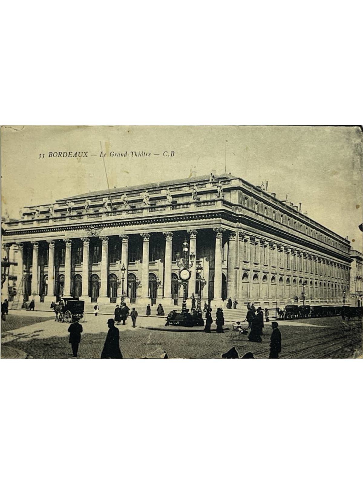 Recto de la carte postale