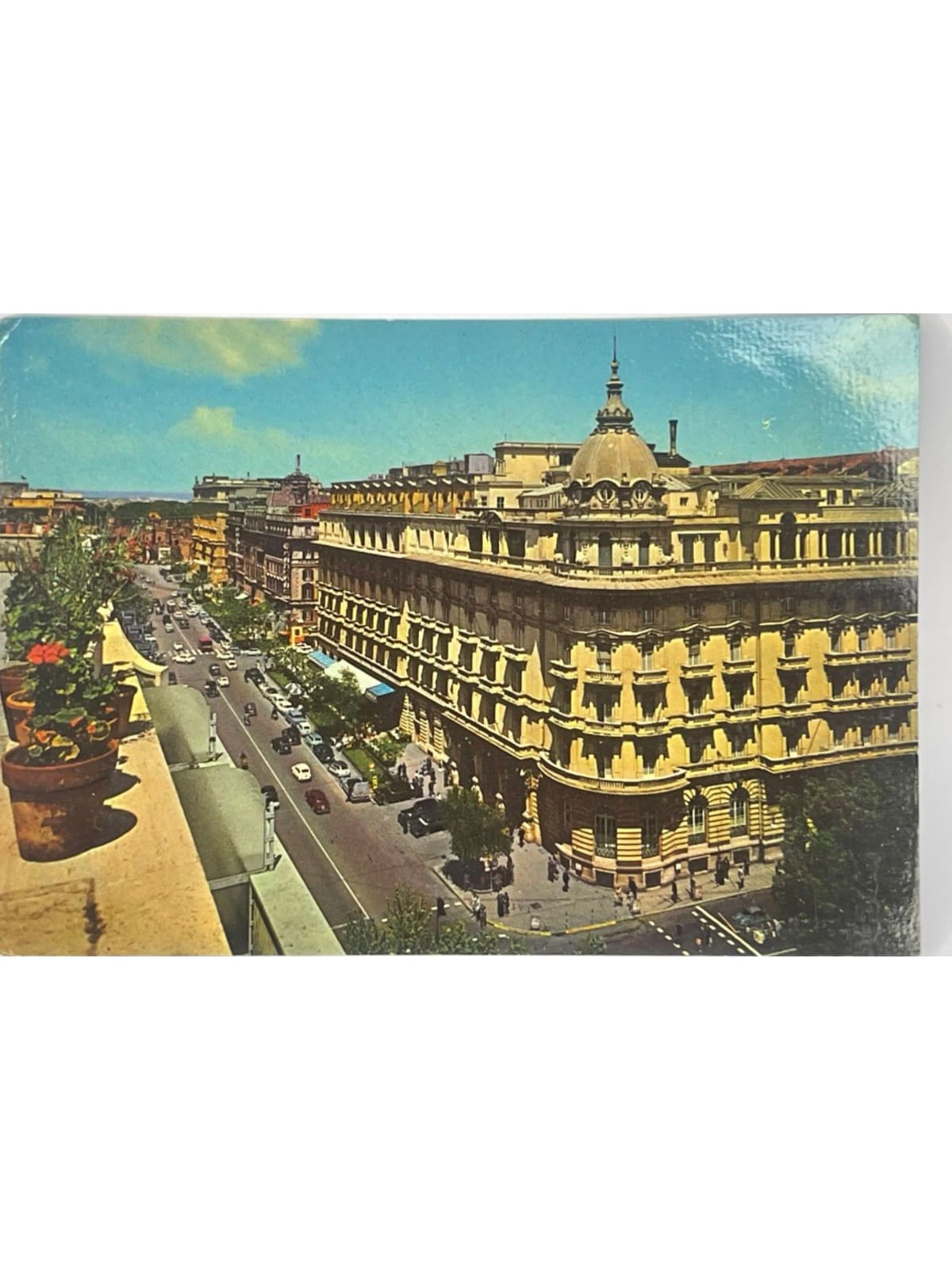 Recto de la carte postale