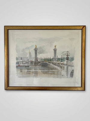 Pierre Pages, 1980 — tirage imprimé d’après l’œuvre originale, signé et daté dans la planche.