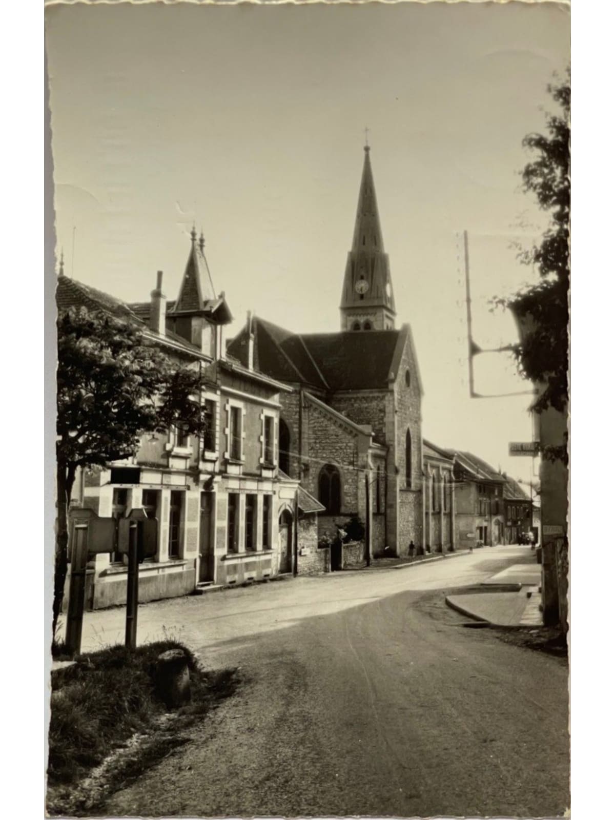 Recto de la carte postale