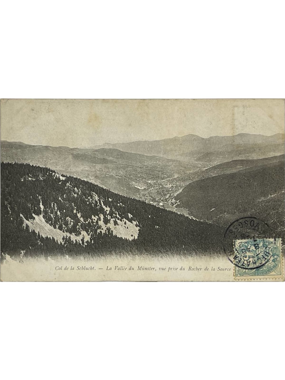 Recto de la carte postale