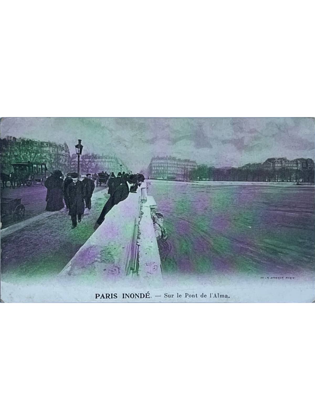 Recto de la carte postale