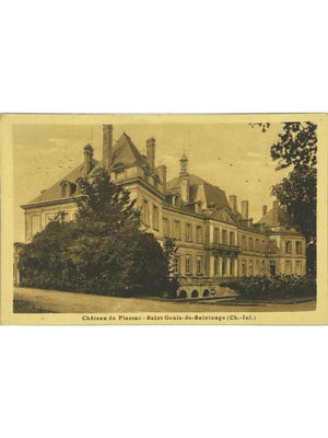 Saint-Genis-de-Saintonge – Château de Plassac – CPA vers 1938