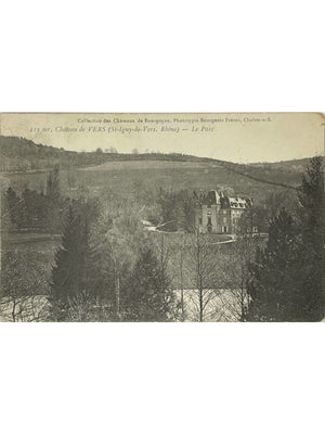 Saint-Igny-de-Vers – Château de Vers et le parc – CPA ancienne