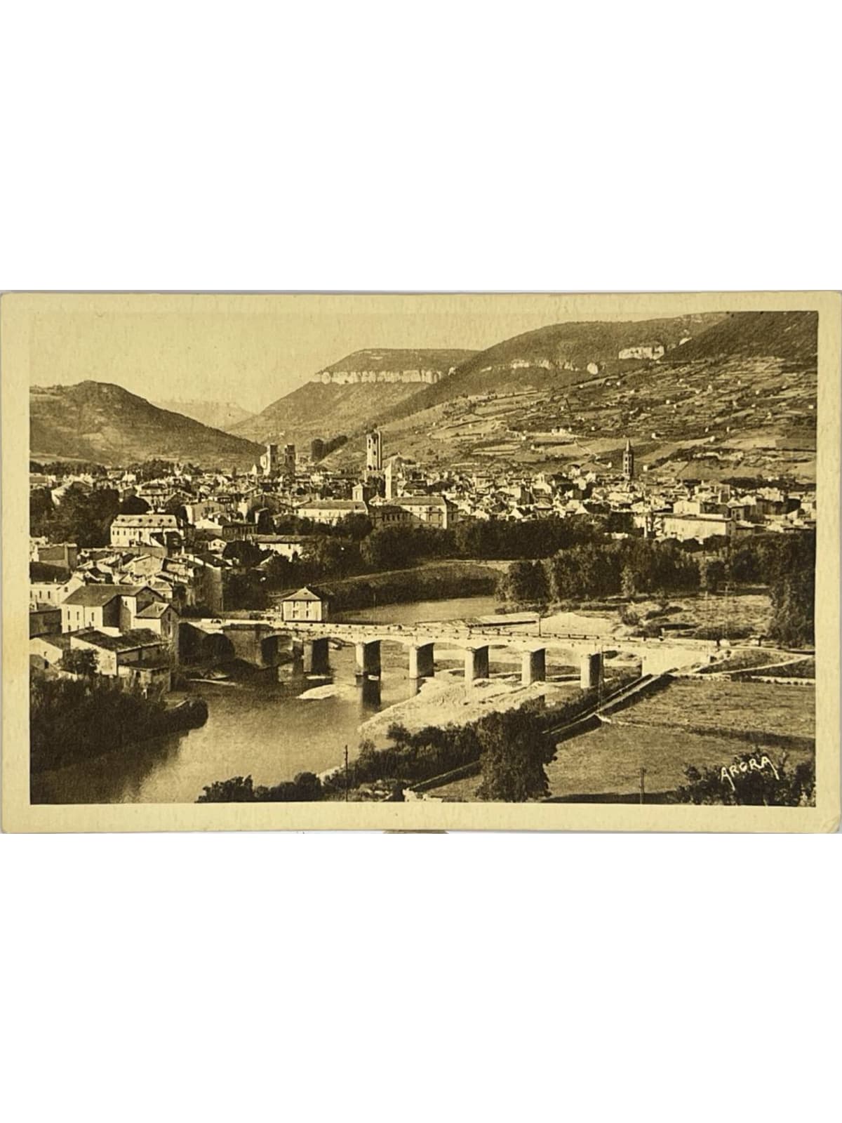 Recto de la carte postale