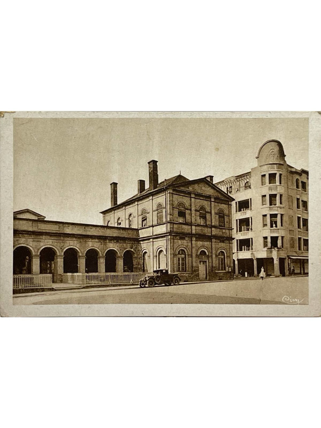 Recto de la carte postale