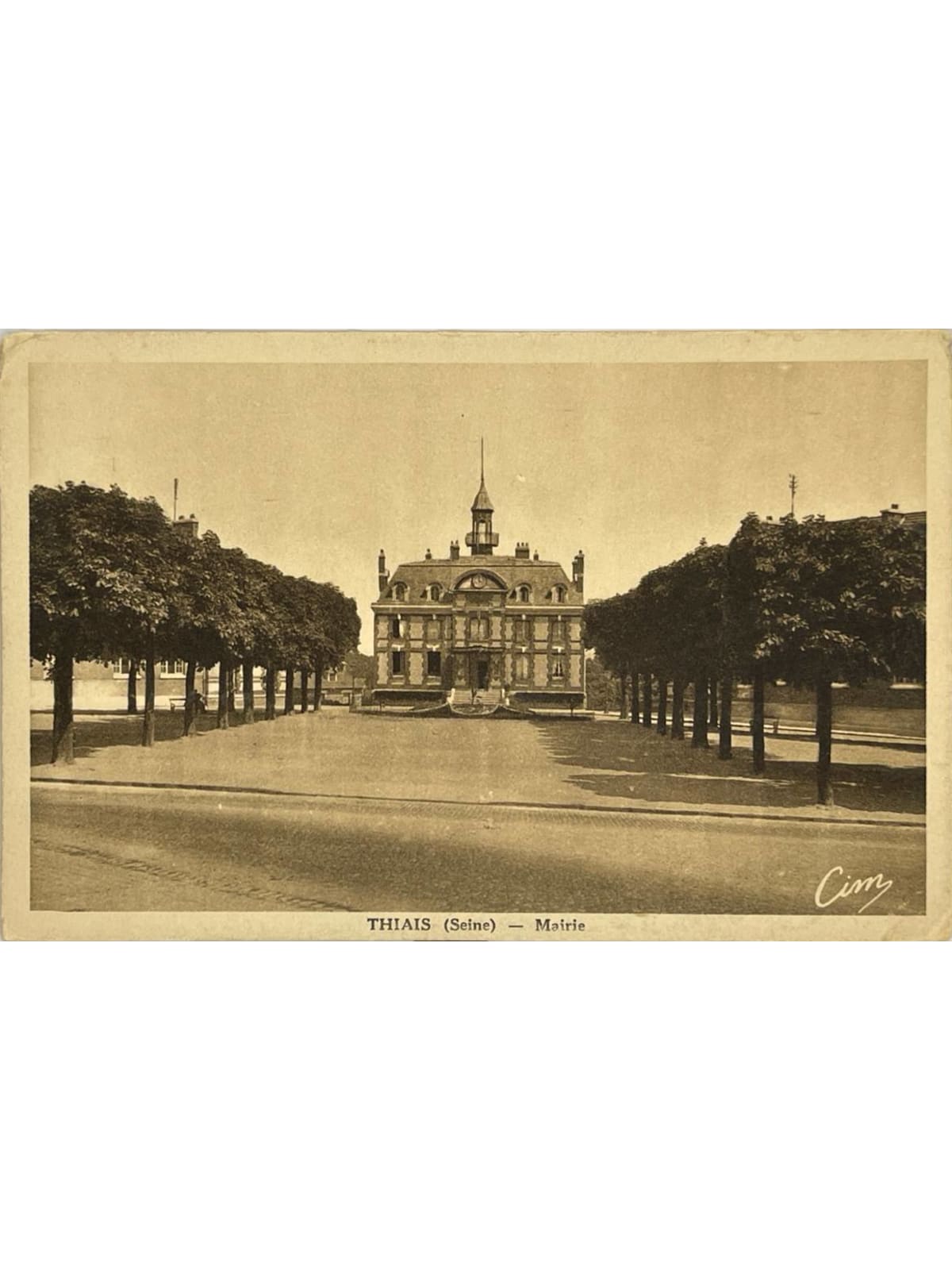 Recto de la carte postale