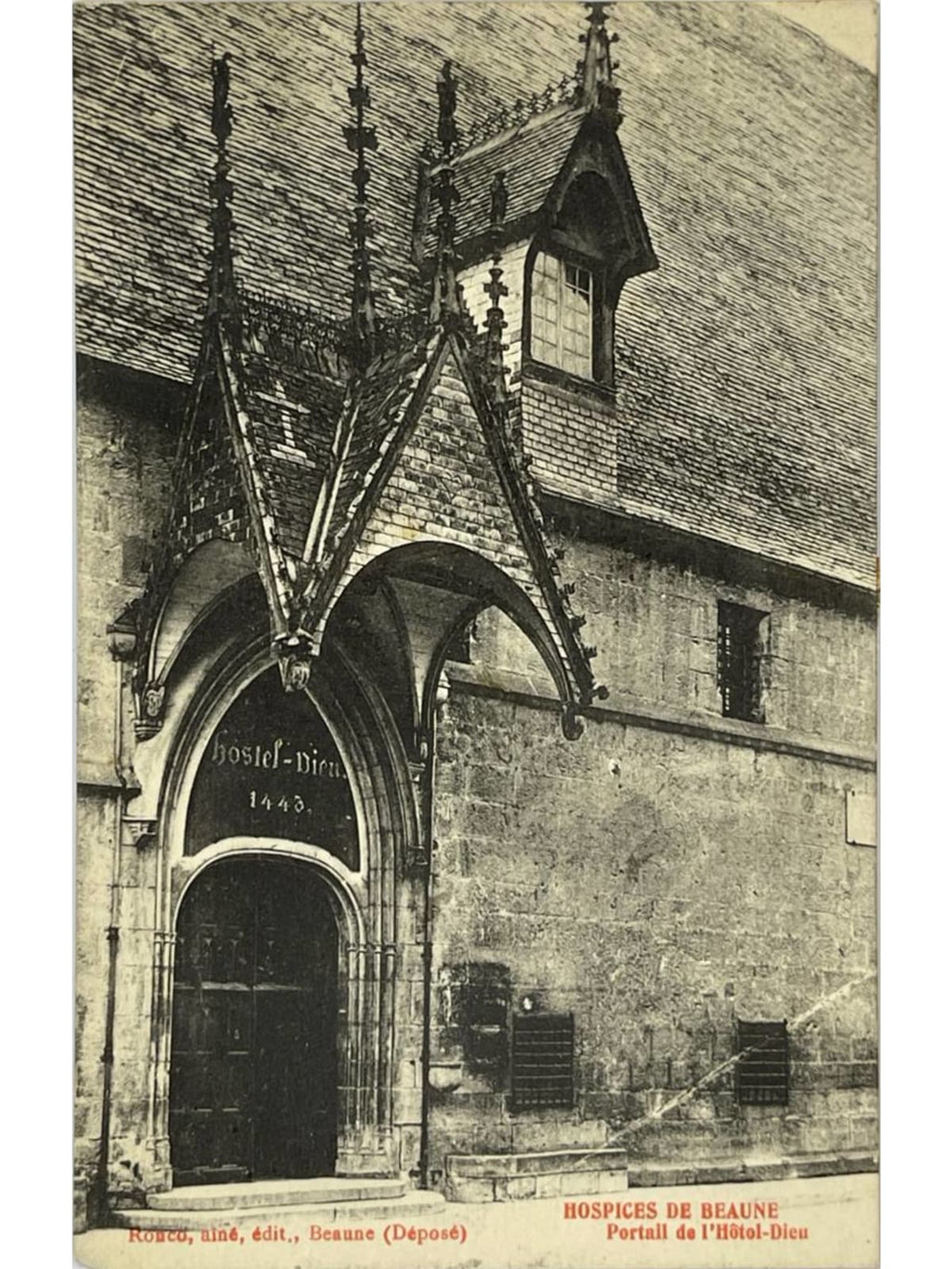 Recto de la carte postale