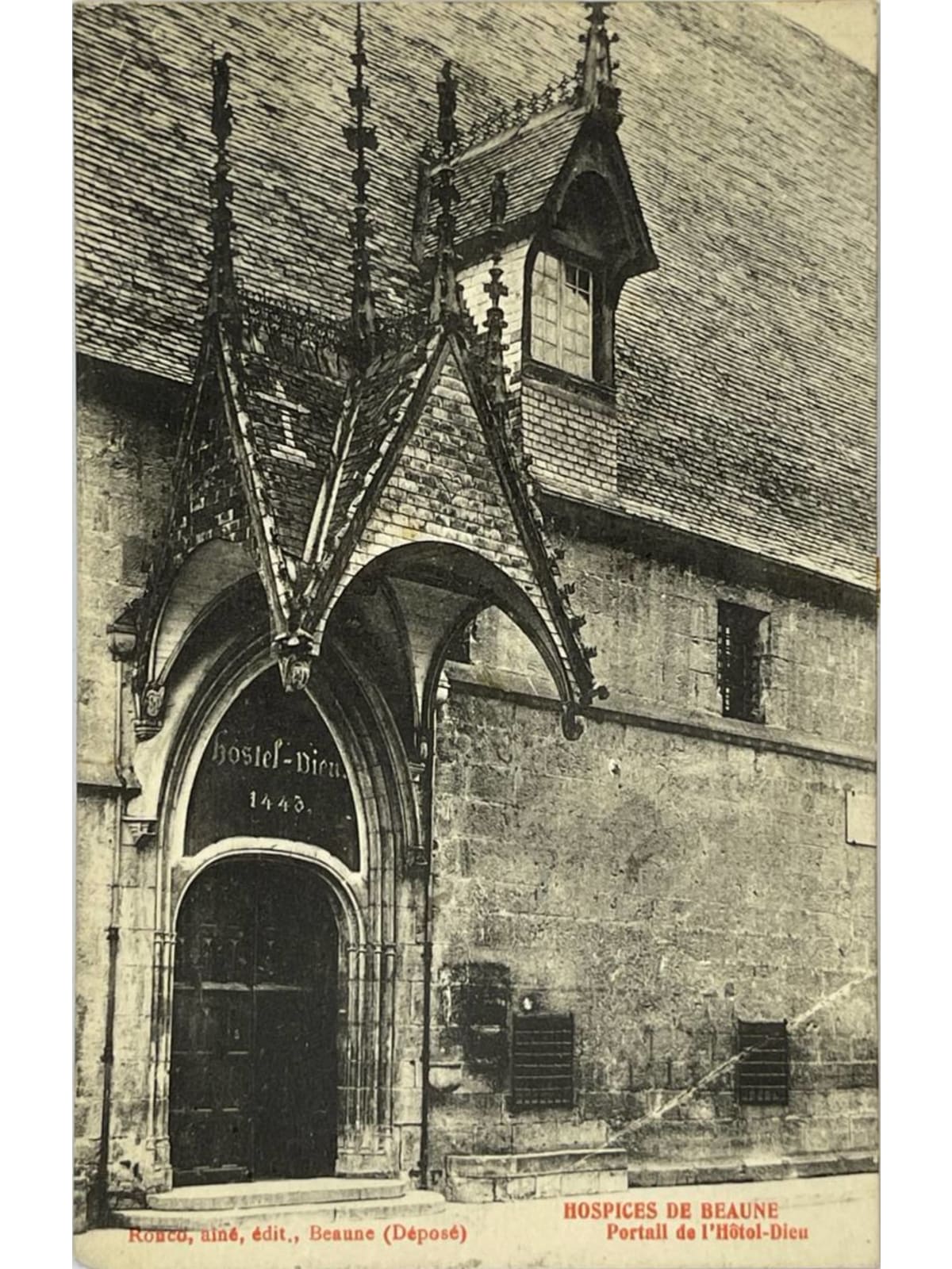 Recto de la carte postale